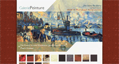 Desktop Screenshot of galerie-peinture.ch