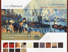 Tablet Screenshot of galerie-peinture.ch